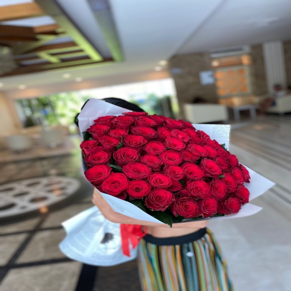 Bodrum Çiçekçi  XL Red RHODOS buket