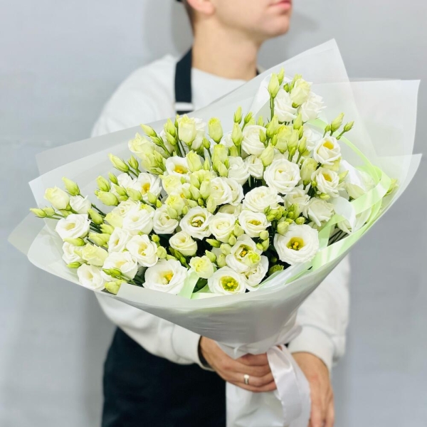  Bodrum Çiçek Beyaz Lydia Lisianthus